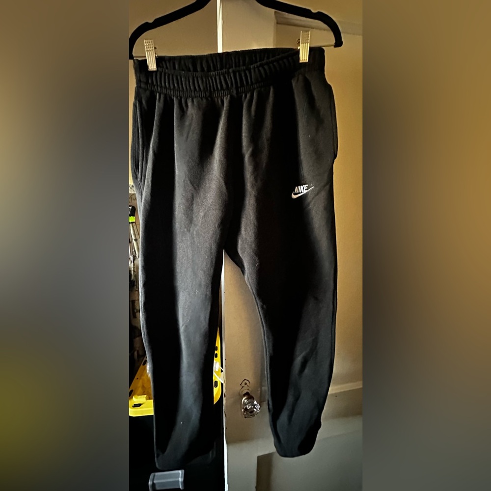 Y2K Nike Sweatpants Black medium long